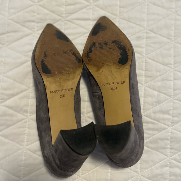 Marc Fisher Grey Pumps 6.5 - Picture 3 of 5